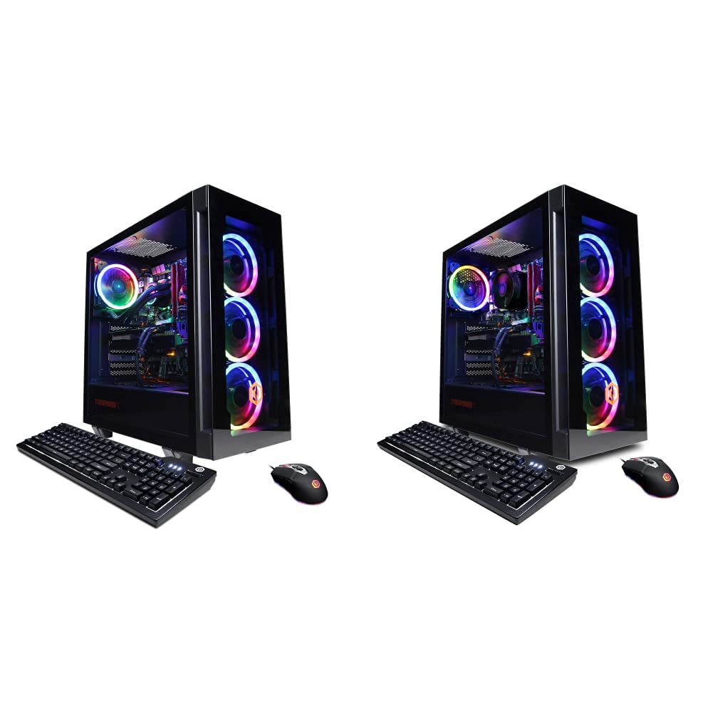 CYBERPOWERPC Gamer Xtreme VR Gaming PC - Intel Core i5-11600KF 3.9GHz, 16GB DDR4 RAM, NVIDIA GeForce RTX 3060 12GB, 500GB NVMe SSD, High Performance Desktop Computer for Gaming, Streaming & VR Experiences