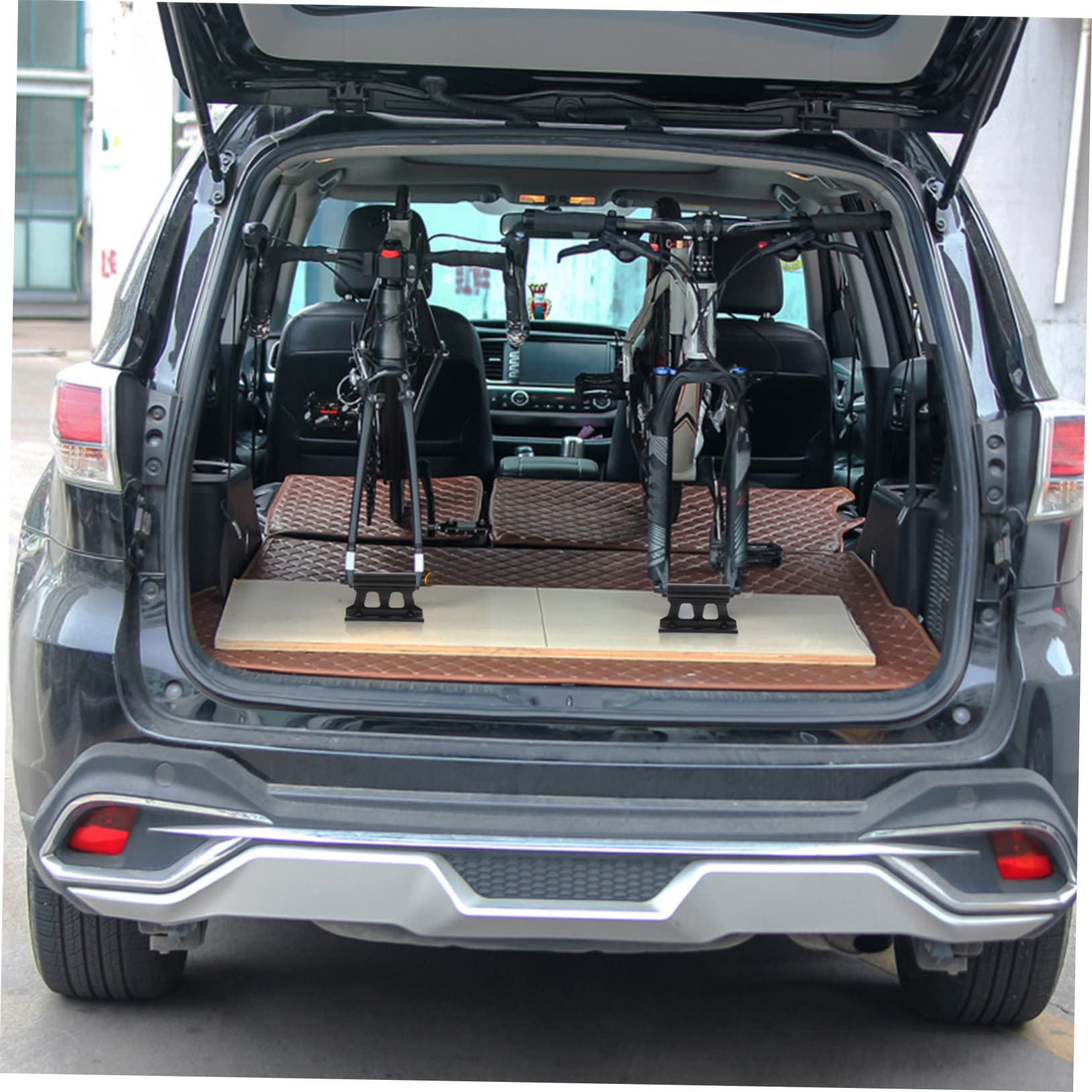 WESIEVYA High Strength Aluminum Alloy Bike Front Rack - Lightweight Bicycle Fork Mount Hitch for Road & Mountain Bikes - Perfect for Commuting, Touring & Cargo Transport