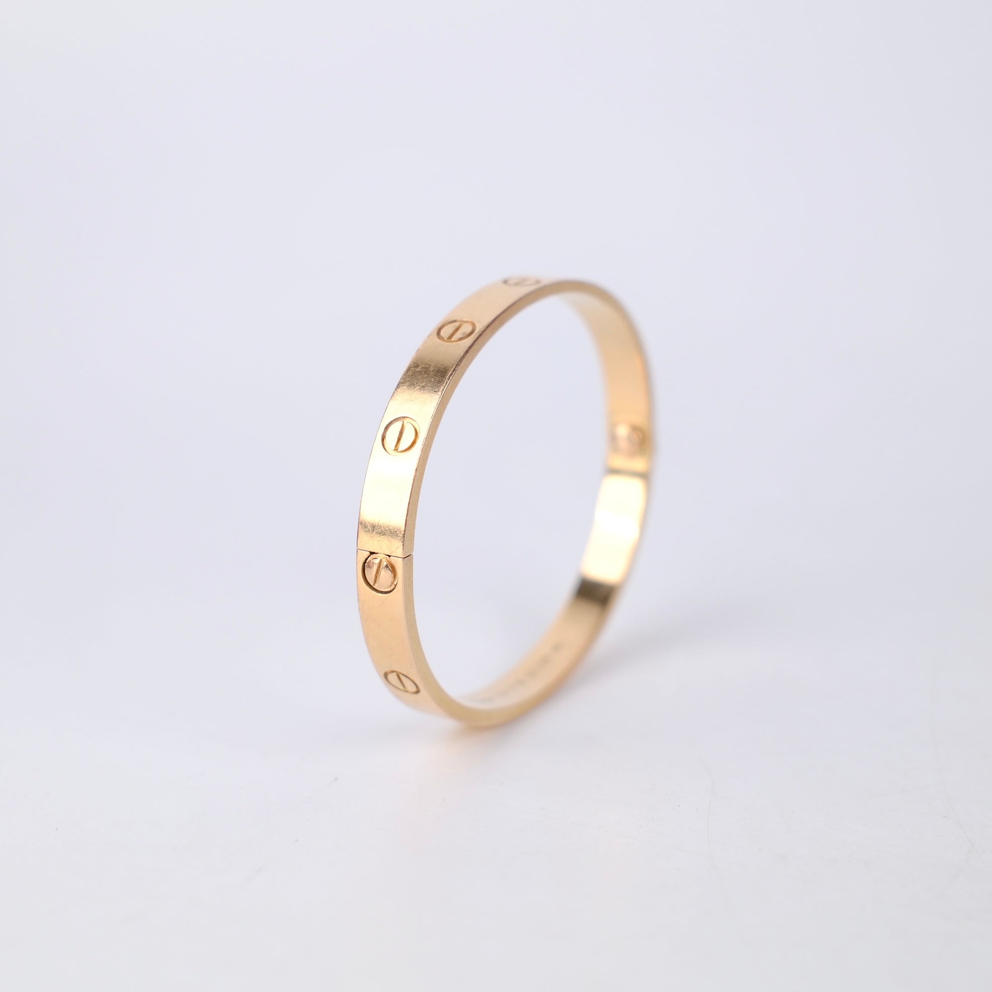Cartier Love Bracelet 18K Rose Gold Size 17 - Luxury Jewelry Gift for Women, Anniversary & Special Occasions