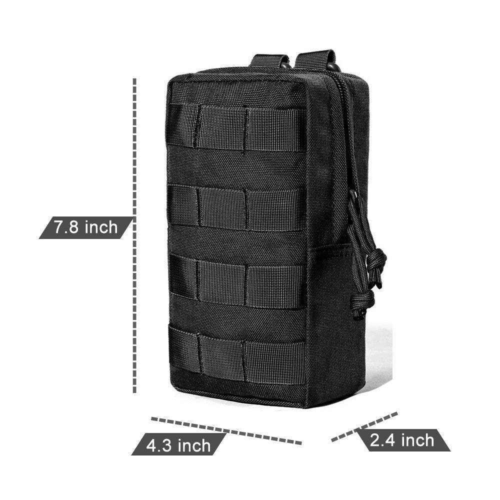 Tactical Backpack for Men - Durable Military Molle Backpack with Water-Resistant Design - Perfect for Hiking, Camping, Travel & Outdoor Adventures