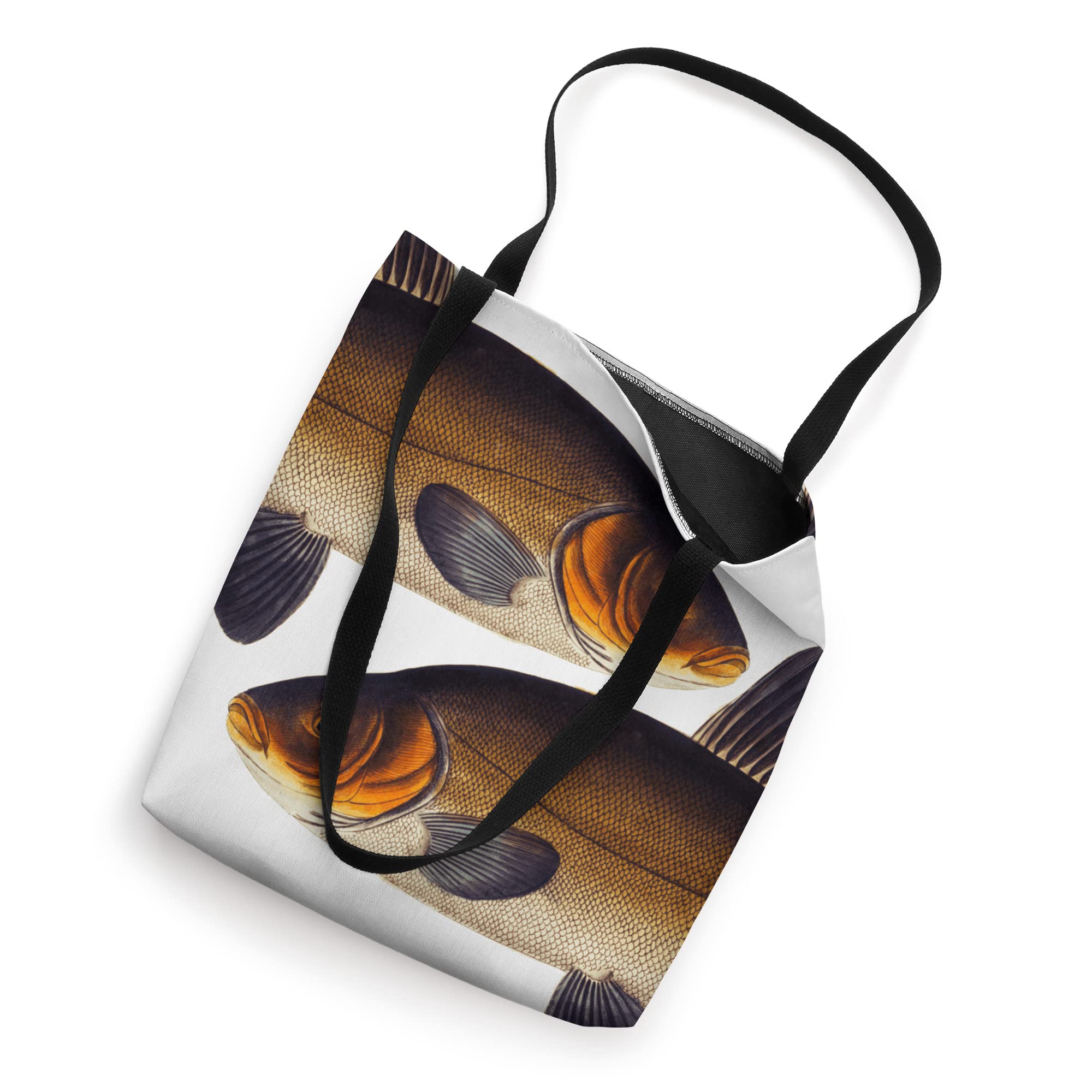 Stylish Tench Fish Tote Bag - Eco-Friendly Canvas Shopping Bag for Groceries, Beach & Daily Use - Perfect for Fishing Enthusiasts & Nature Lovers