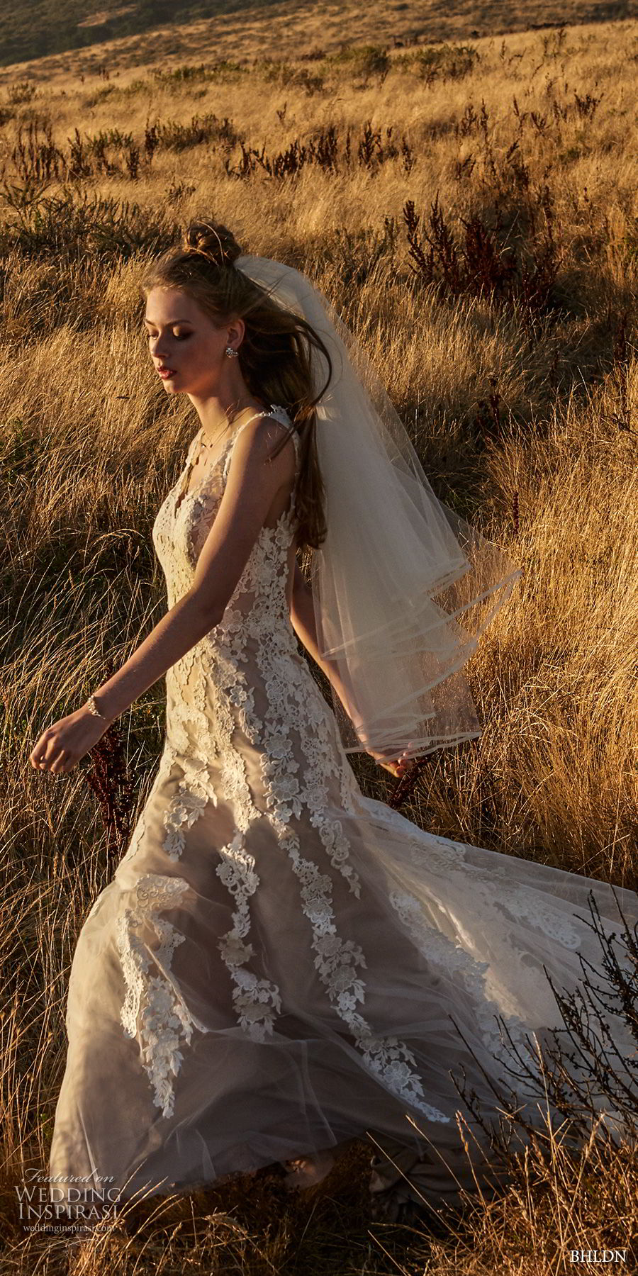BHLDN Whispers & Echoes Monarch Gown - Elegant Wedding Dress for Brides | Perfect for Beach, Garden & Formal Ceremonies