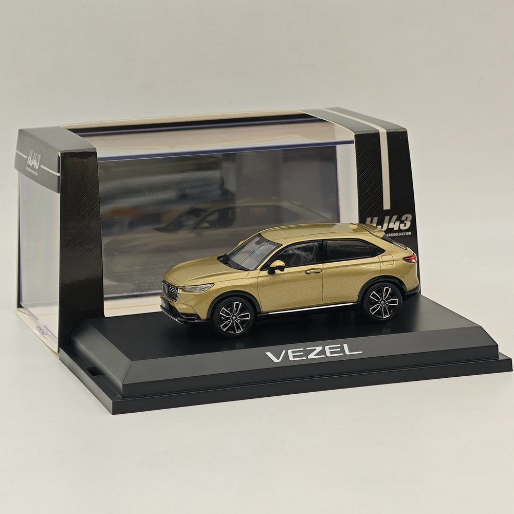 1/43 Scale Hobby Japan VEZEL Sand Khaki Diecast Model Car - Limited Edition Collectible for Car Enthusiasts | Perfect for Display, Gifts, and Model Car Collections