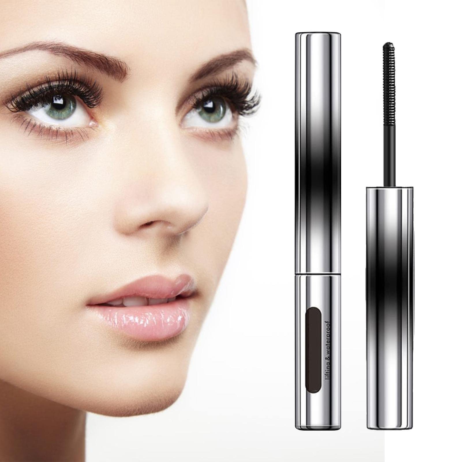 Long Lasting Waterproof Mascara for Sensitive Eyes - Volumizing & Lengthening Eyelash Makeup with Metal Effect (1/3/5 Pack) | Perfect for Daily Wear, Night Out & Special Occasions