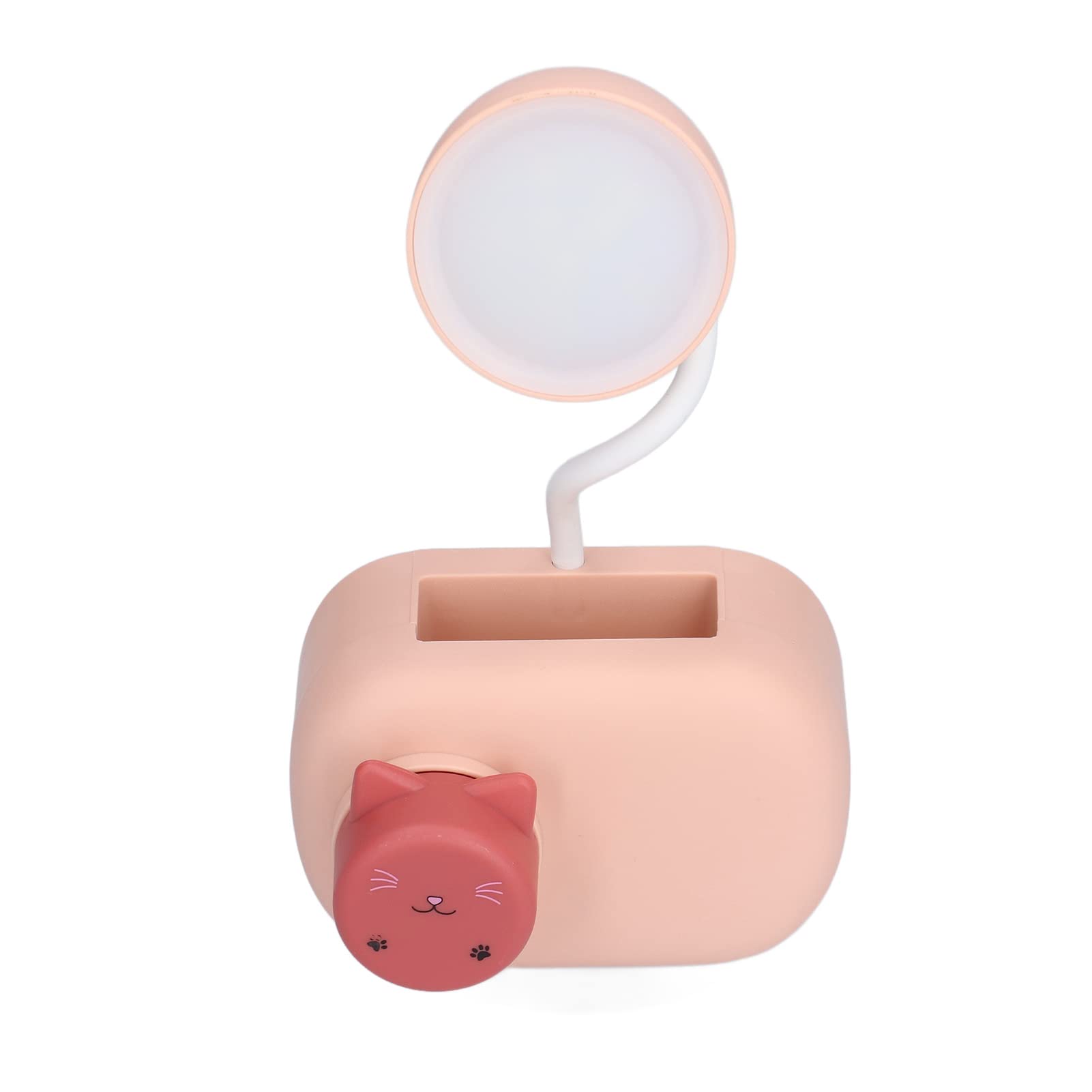 Foldable LED Desk Lamp - Portable Reading Light for Office, Study, Bedroom, Dorm & Travel | Adjustable Brightness | Eye Protection | Perfect for Night Reading, Camping & Kids Room (Pink)