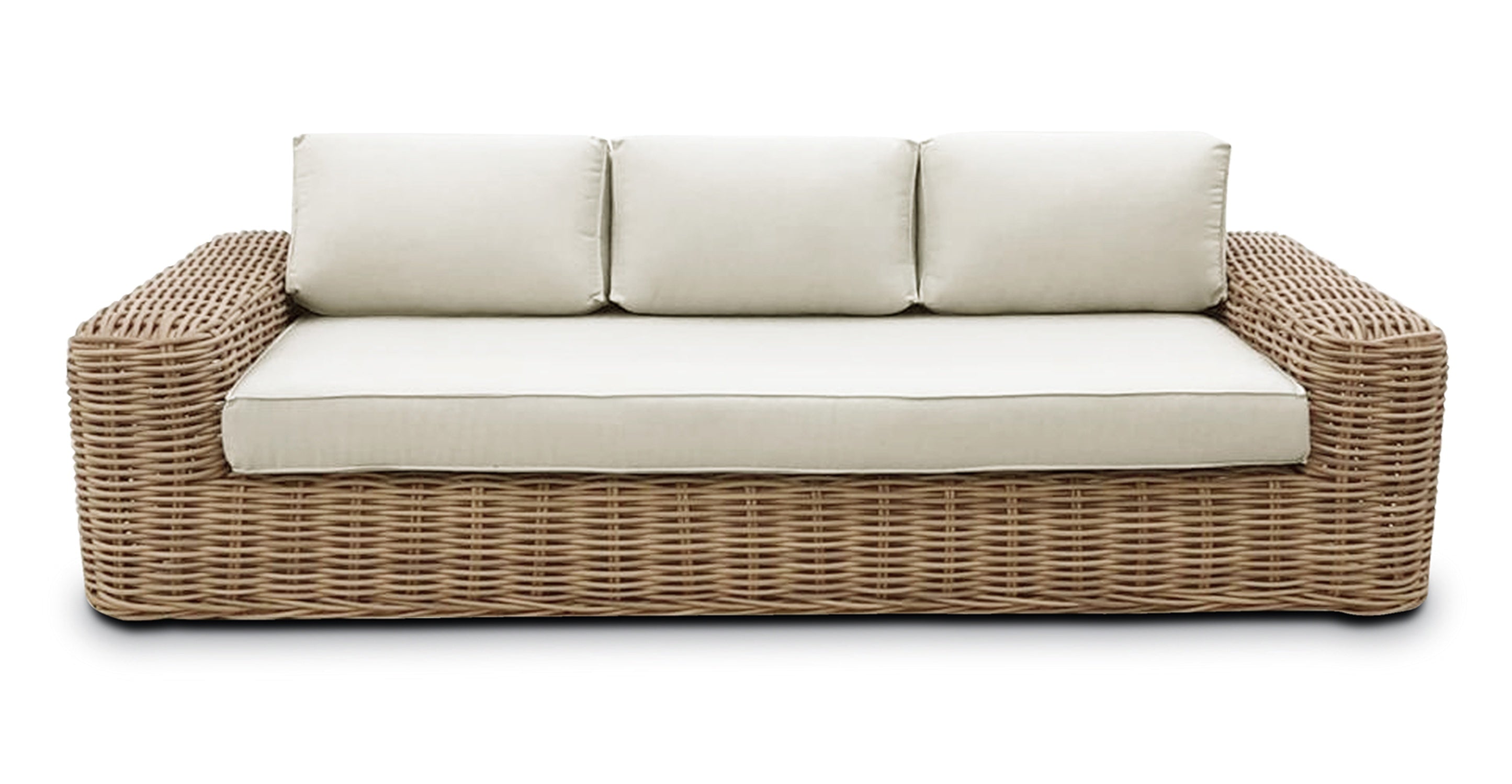 Puglia 3-Seat Sofa - Modern Comfortable Fabric Couch for Living Room, Lounge & Family Room - Perfect for Relaxing, Entertaining & Small Spaces