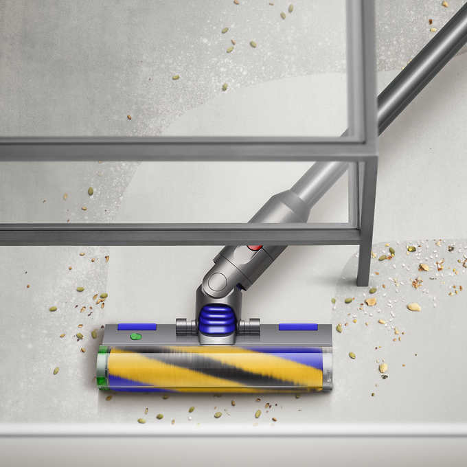 Dyson V15 Detect Total Clean Extra Cordless Stick Vacuum - Powerful Suction for Pet Hair & Deep Cleaning | Lightweight & Cordless for Hardwood Floors & Carpets | Like New Condition (Damaged Box) | Perfect for Home, Office & Car Cleaning