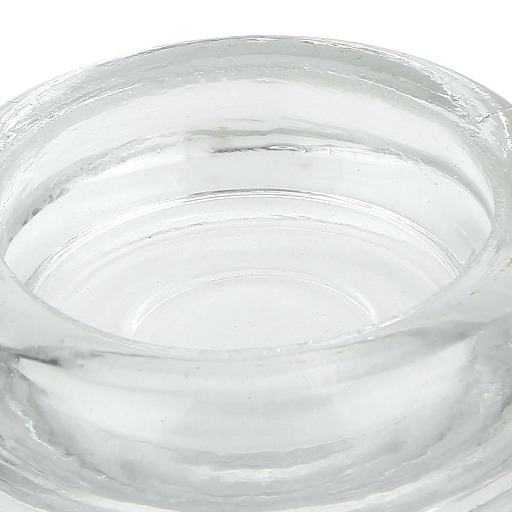 Glass Chair Leg Floor Protectors for Hardwood & Carpet - 12 Pack 3 Inch Clear Furniture Coasters & Sliders by A29 | Perfect for Dining Chairs, Sofas & Tables to Prevent Scratches on Floors