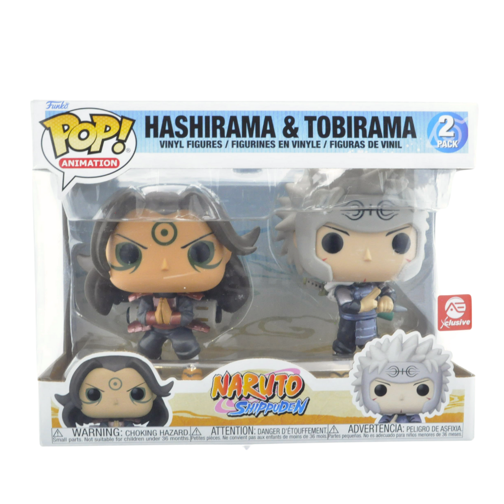 Funko Pop! Naruto Shippuden - Hashirama & Tobirama 2-Pack Action Figure Set | Alliance Entertainment Exclusive | Anime Collectibles for Display & Gifts