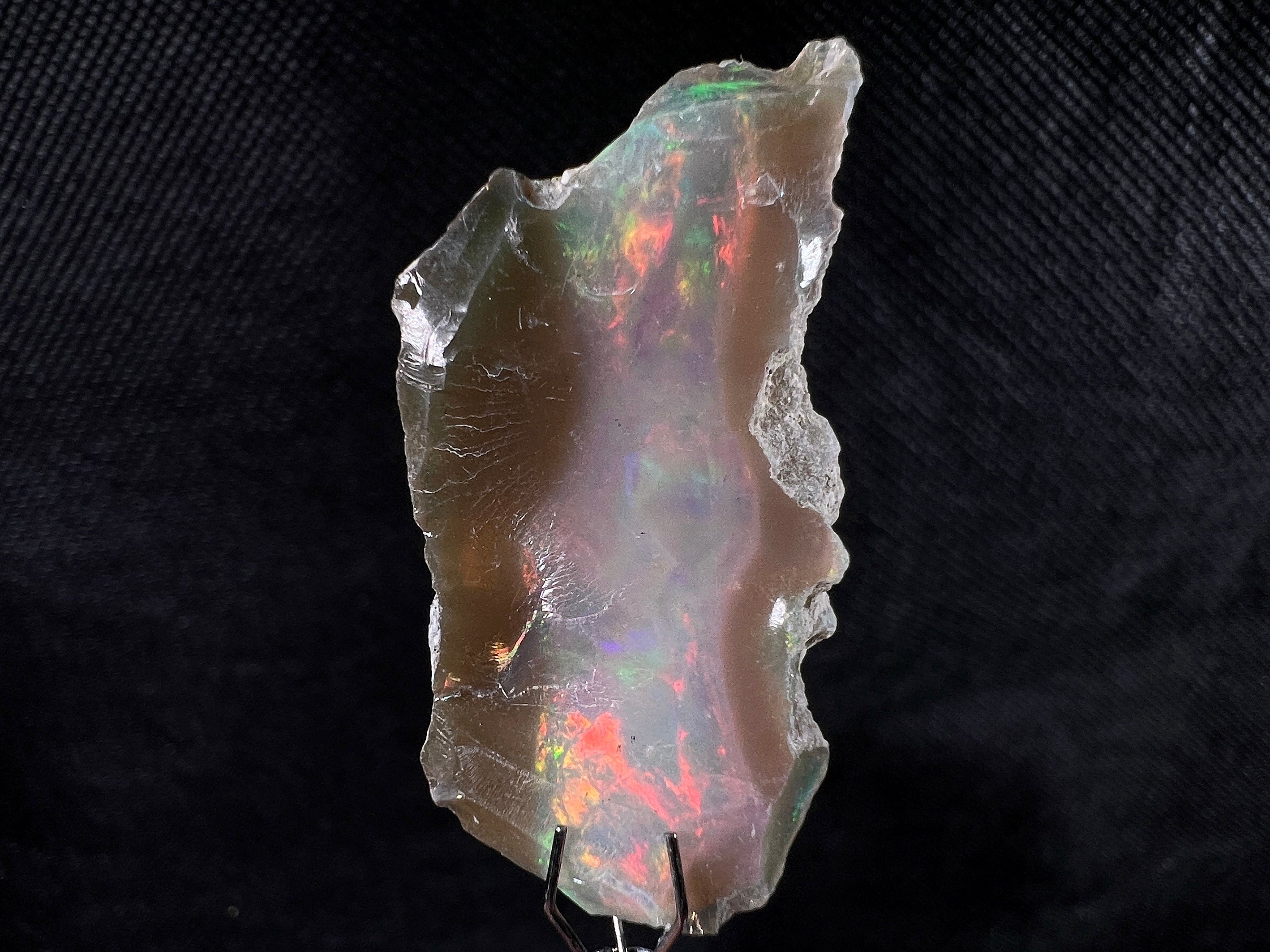 Premium 4A+ Welo Opal Raw Crystal - Natural Cutting Grade Ethiopian Opal Gemstone, October Birthstone Jewelry Making (Ideal for Rings, Pendants & Healing Crystals)