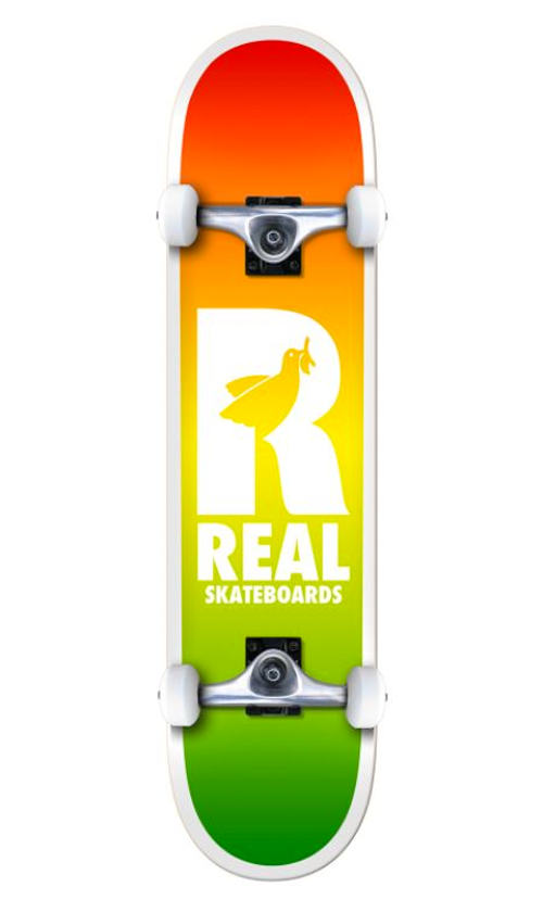 Real Be Free Fade Skateboard 7.75 Inch Deck - Perfect for Street Skating, Tricks & Park Riding | Durable Maple Wood Construction