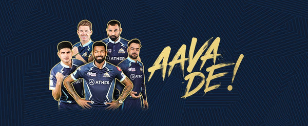 Gujarat Titans IPL Replica Jersey - Official Cricket Team Jersey (US Sizes Available) - Perfect for Cricket Matches, Fan Events & Sports Enthusiasts