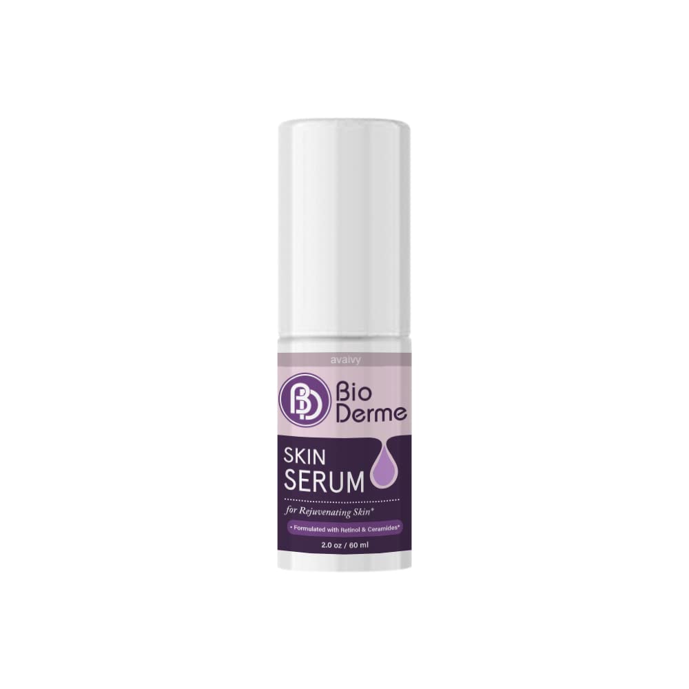Bioderme Skin Serum - Anti-Aging & Hydrating Facial Serum with Hyaluronic Acid & Vitamin C for Glowing Skin | Perfect for Daily Skincare Routine & Nighttime Use
