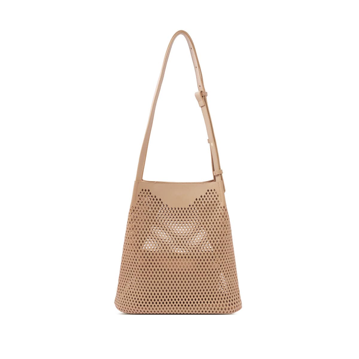 Vegan Leather Shoulder Bag with Diamond Accents | Sand Color | Stylish & Ethical Handbag for Women | Perfect for Work, Travel & Everyday Use