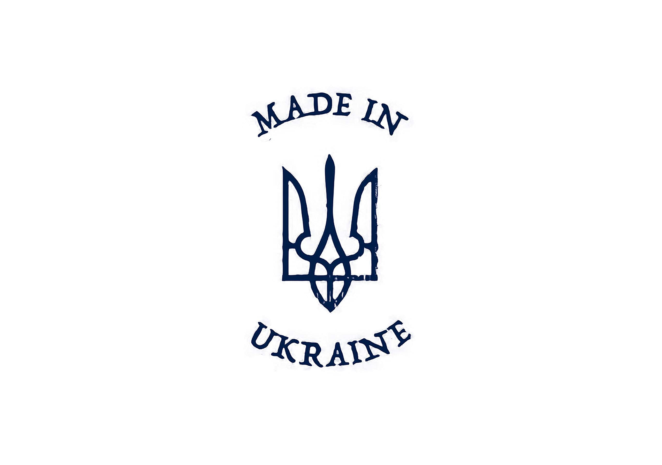 Long-Lasting 1-2 Weeks Semi-Permanent Tattoo Ink - Ukrainian Coat of Arms Design for Adults (4 Sheets) | Realistic Temporary Tattoos for Men & Women - Chest, Neck, Arm | Perfect for Cosplay, Parties & Patriotic Events