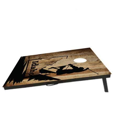 Idaho Cornhole Game Set - Premium Outdoor Bean Bag Toss with Custom State Design - Perfect for Backyard Parties, Tailgating & Family Gatherings