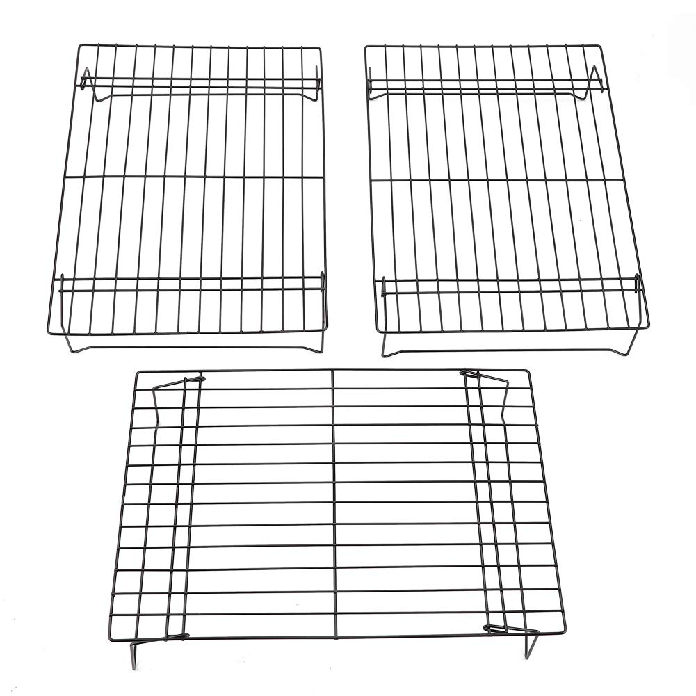 Stainless Steel Nonstick Cooling Rack for Baking - Heavy Duty Oven Safe Wire Rack for Cookies, Cakes, Bread & BBQ - Perfect for Kitchen, Outdoor Grilling & Party Food Display