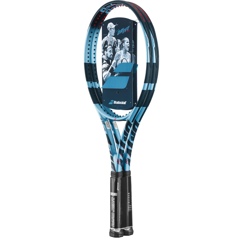 Babolat Pure Drive 98 Gen 11 Tennis Racket - 2 Pack Set for Competitive Play & Training | Perfect for Beginners & Advanced Players