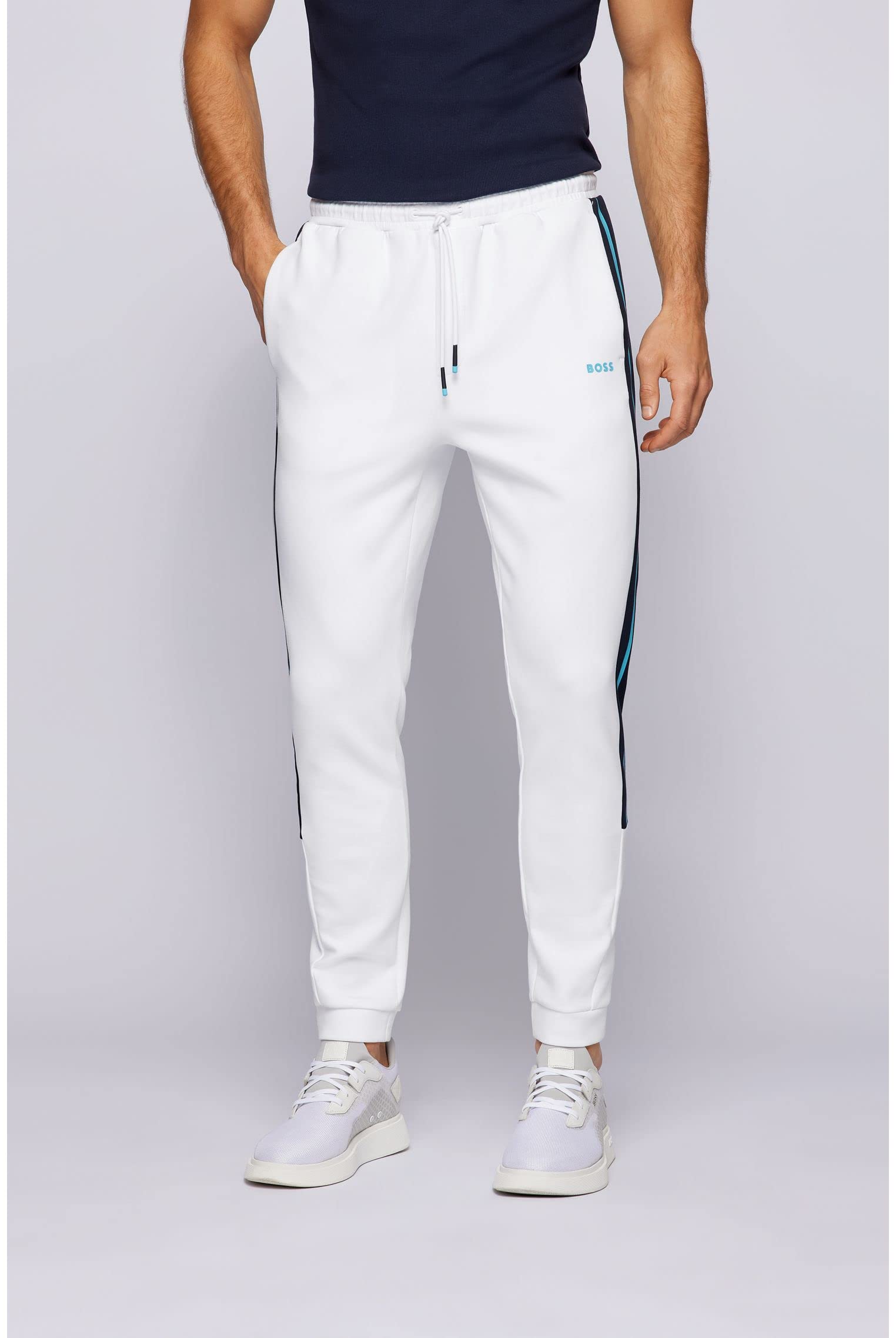 BOSS Men's Casual Pants - Comfortable Slim Fit Dress Pants for Business & Office Wear - Perfect for Work, Travel & Formal Occasions