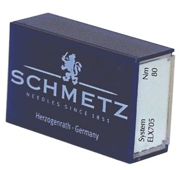 SCHMETZ ELX705 Universal Sewing Machine Needles - Size 80/12 (Pack of 100) - Perfect for Quilting, Apparel & Home Decor Projects