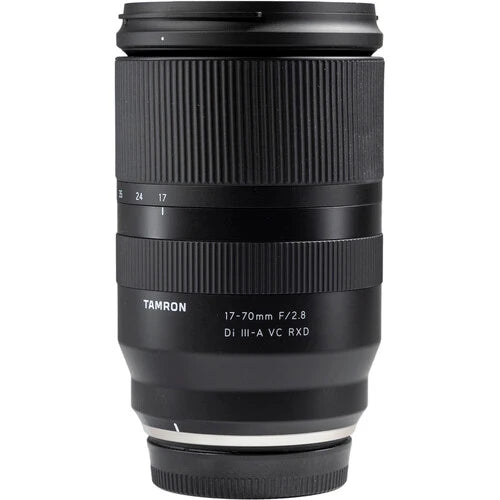 Tamron 17-70mm f/2.8 Di III-A VC RXD Lens for Sony E-Mount - Fast Aperture Zoom Lens for Portrait, Travel & Low Light Photography (Ideal for Vlogging, Street & Event Photography)