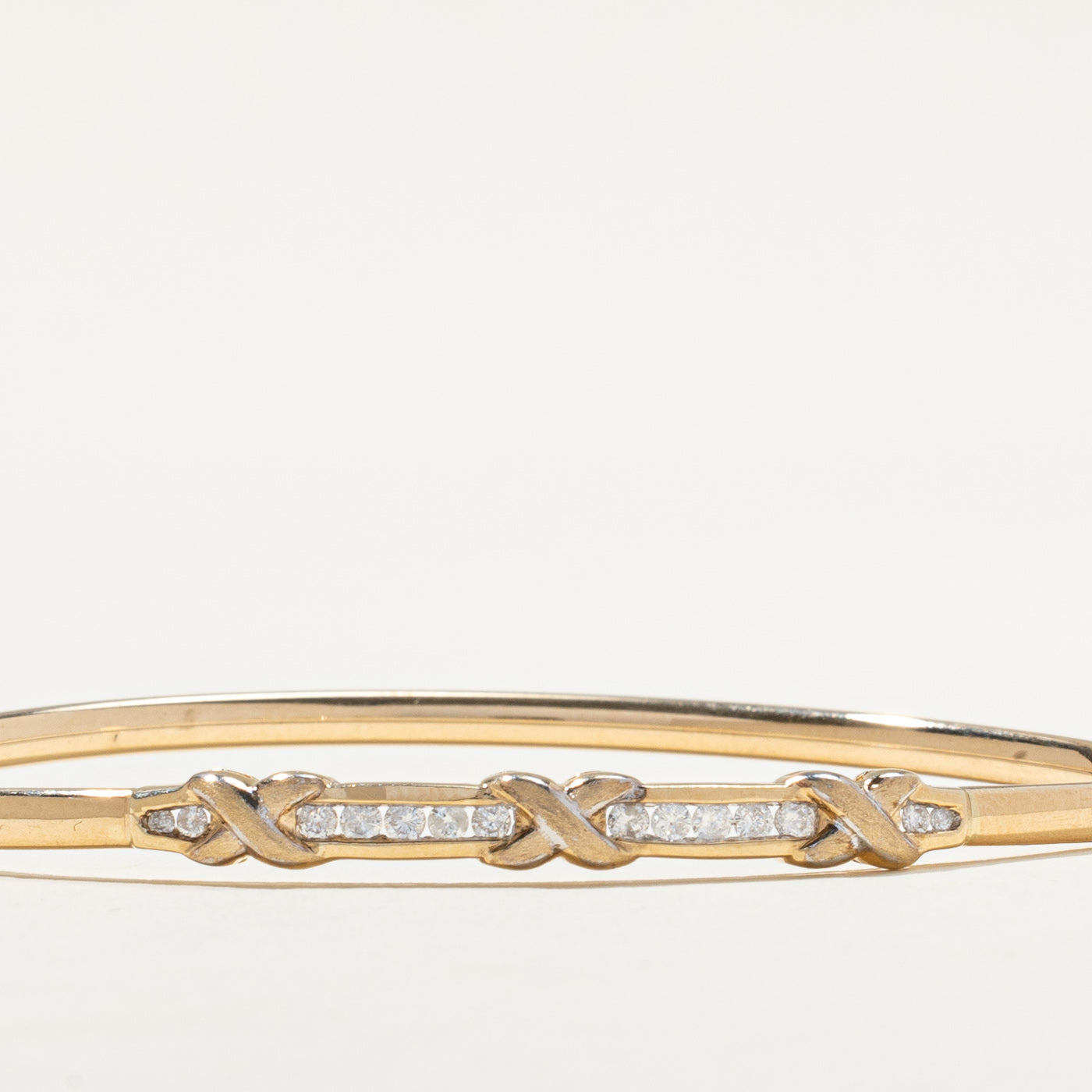 0.35ctw Diamond Bangle Bracelet for Women - 7.5
