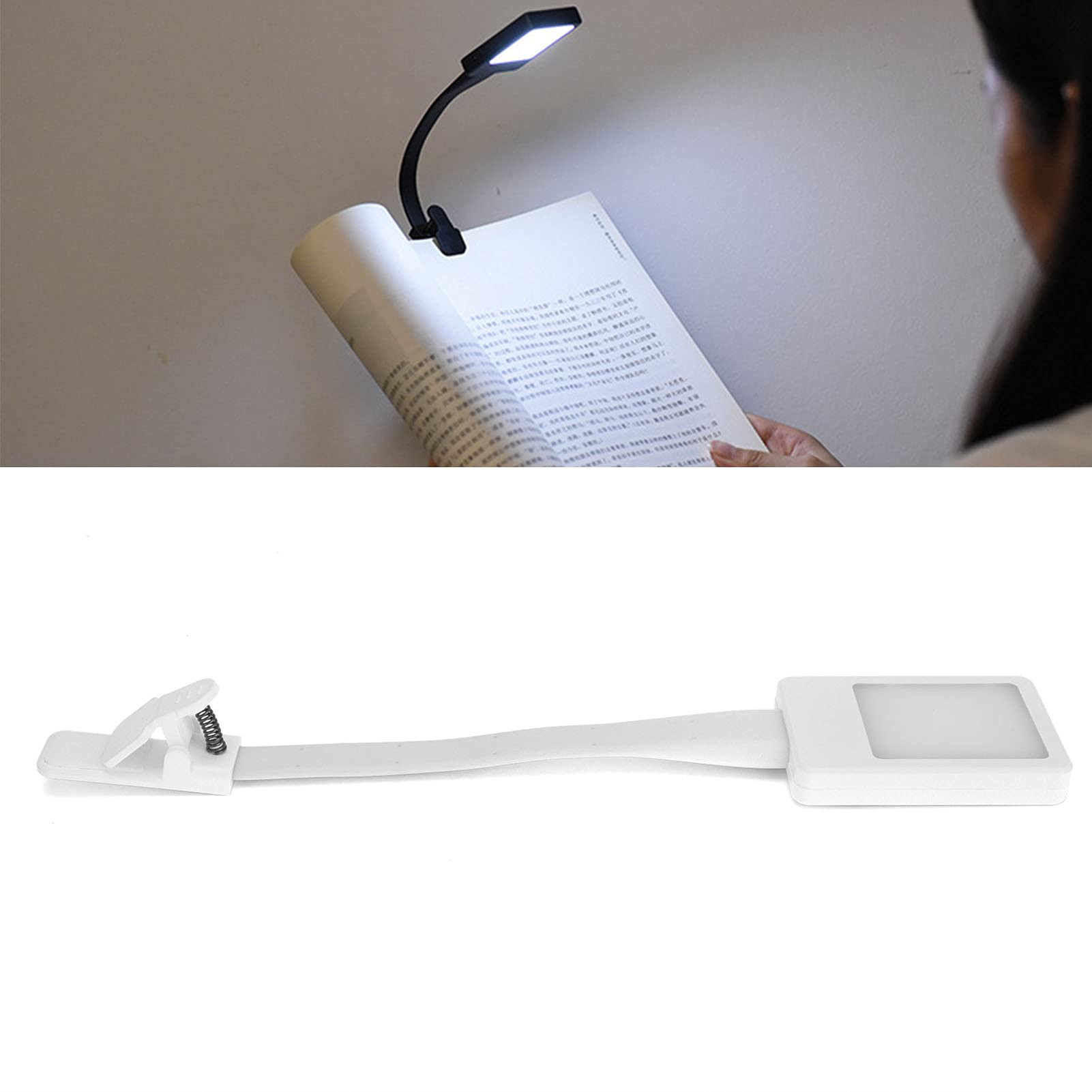 360° Rotatable LED Clamp Light with 3-Speed Dimmable Brightness - Adjustable Desk Lamp for Reading, Studying, and Eye Care - Perfect for Dorm Rooms, Bedrooms, and Office Workspaces