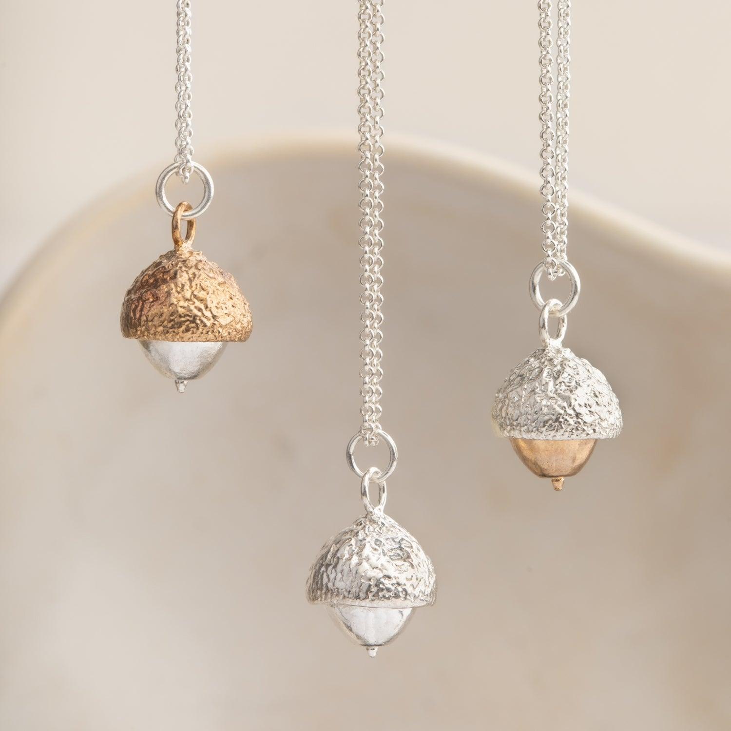 Acorn Pendant Necklace - Elegant Nature-Inspired Jewelry for Women - Perfect for Everyday Wear, Gifts & Special Occasions