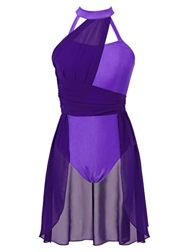 Halter Neck Dark Purple
