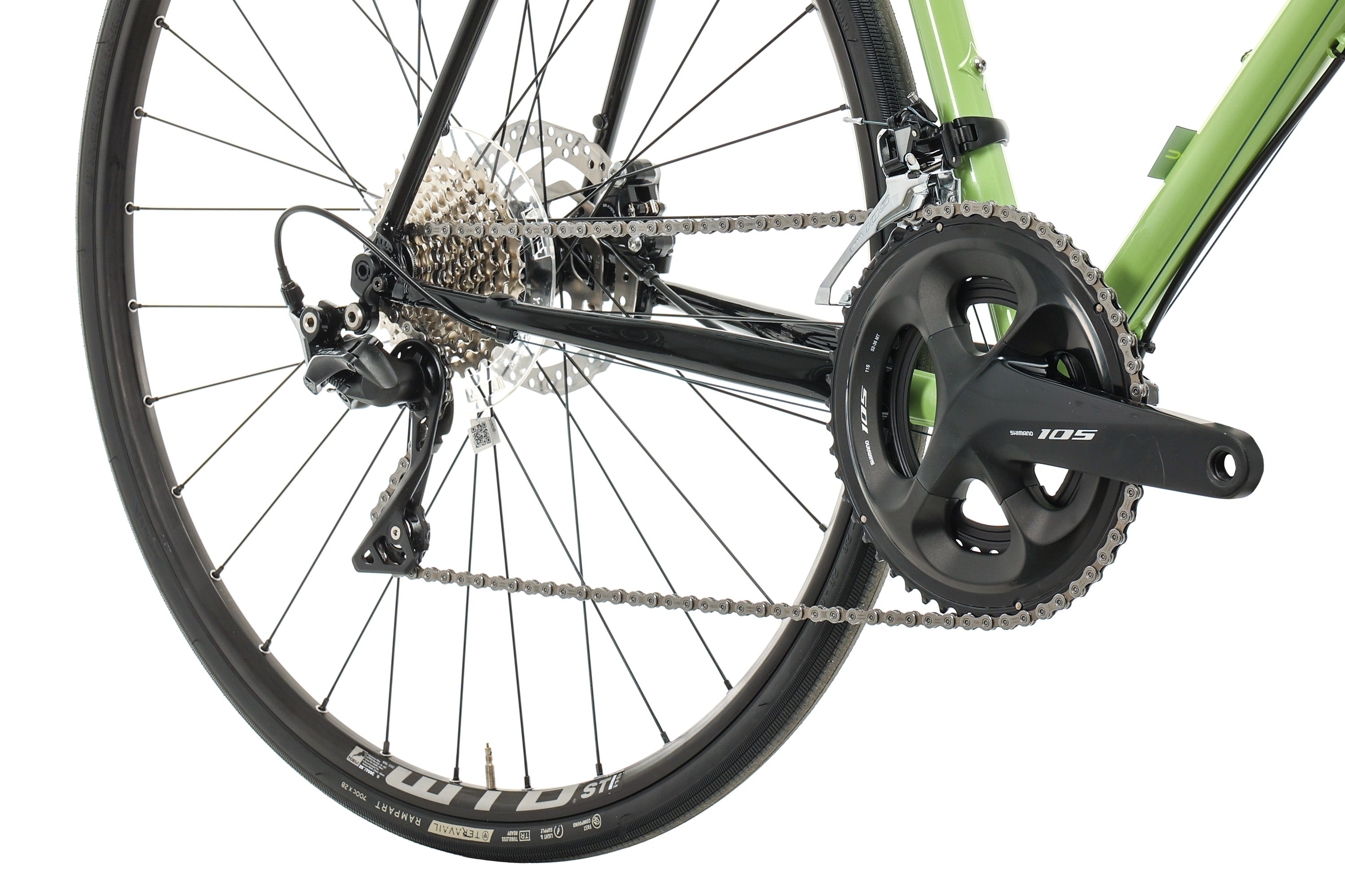 All City Zig Zag 105 Road Bike 2023 - 58cm Lightweight Aluminum Frame with Shimano 105 Groupset | Perfect for Commuting, Fitness Riding & Weekend Adventures