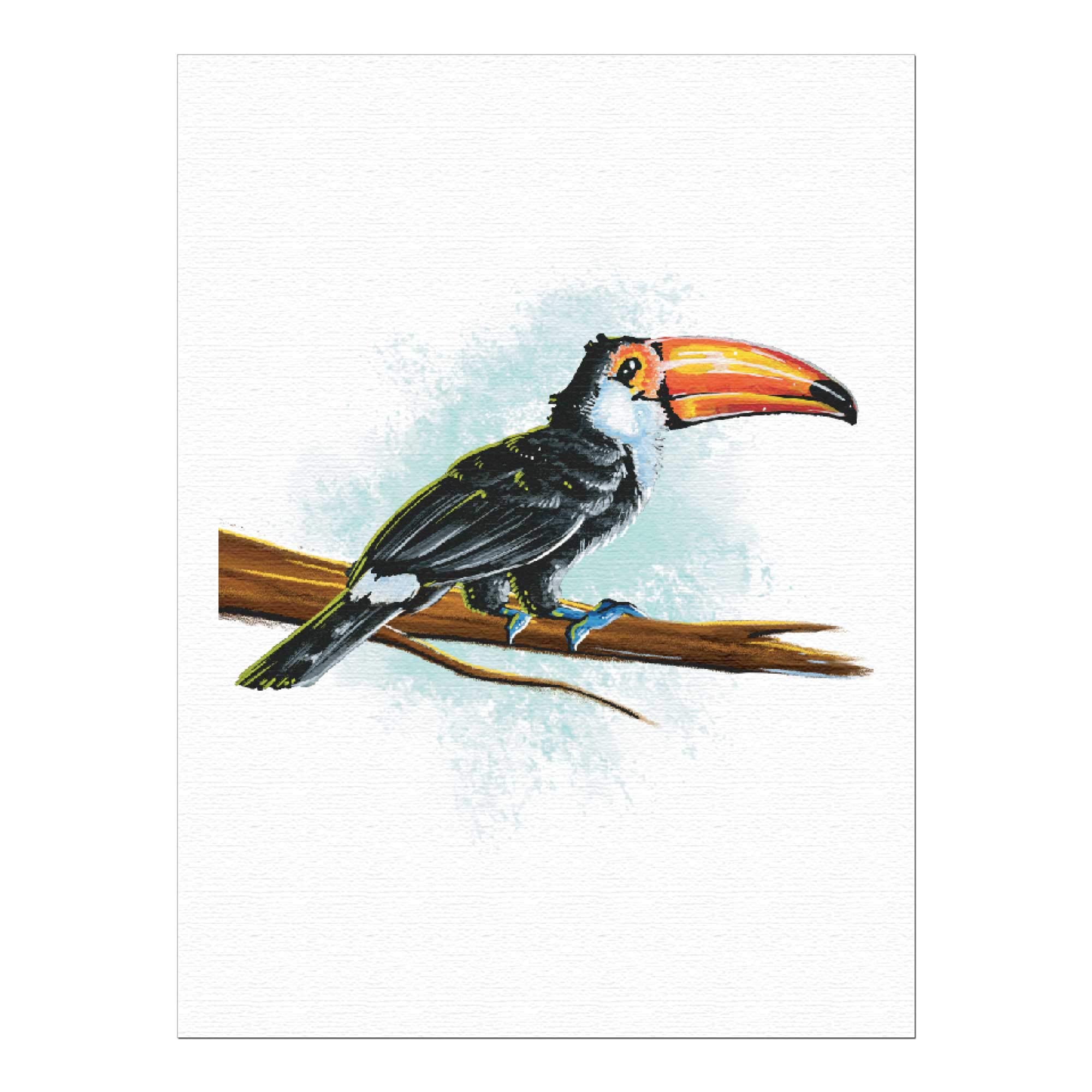 Zoo Animal Wall Art Prints for Nursery Decor - Set of 6 Unframed 9x12 Inch Wildlife Themed Baby Room Decorations | Perfect for Kids' Bedroom, Playroom & Baby Shower Gifts