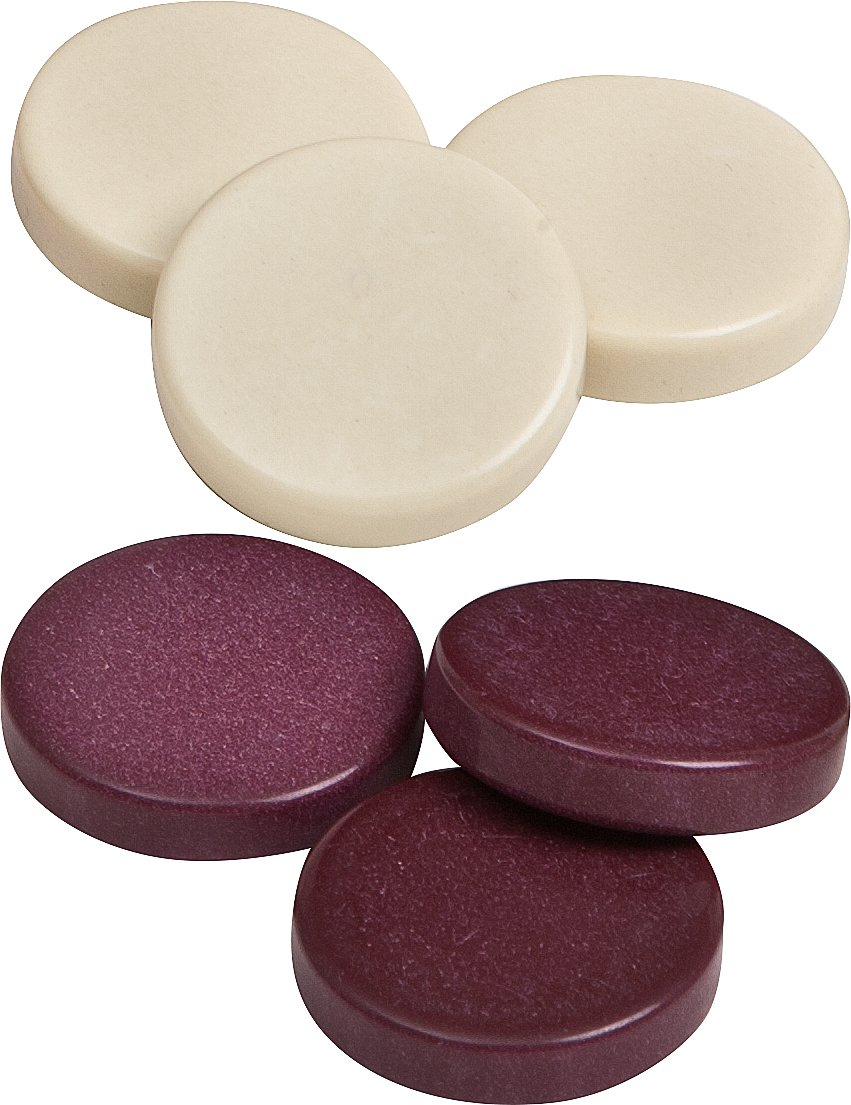 Premium Uria Stone Maroon Backgammon & Checkers Set - Luxury Wooden Board Game for Adults & Family - Perfect for Game Nights, Travel & Home Decor