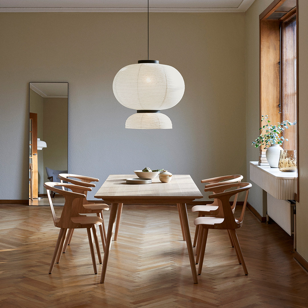 SK1 Modern Dining Chair - Mid-Century Style Wooden Chair for Kitchen, Dining Room & Office - Comfortable & Sturdy Design for Home & Restaurant Use