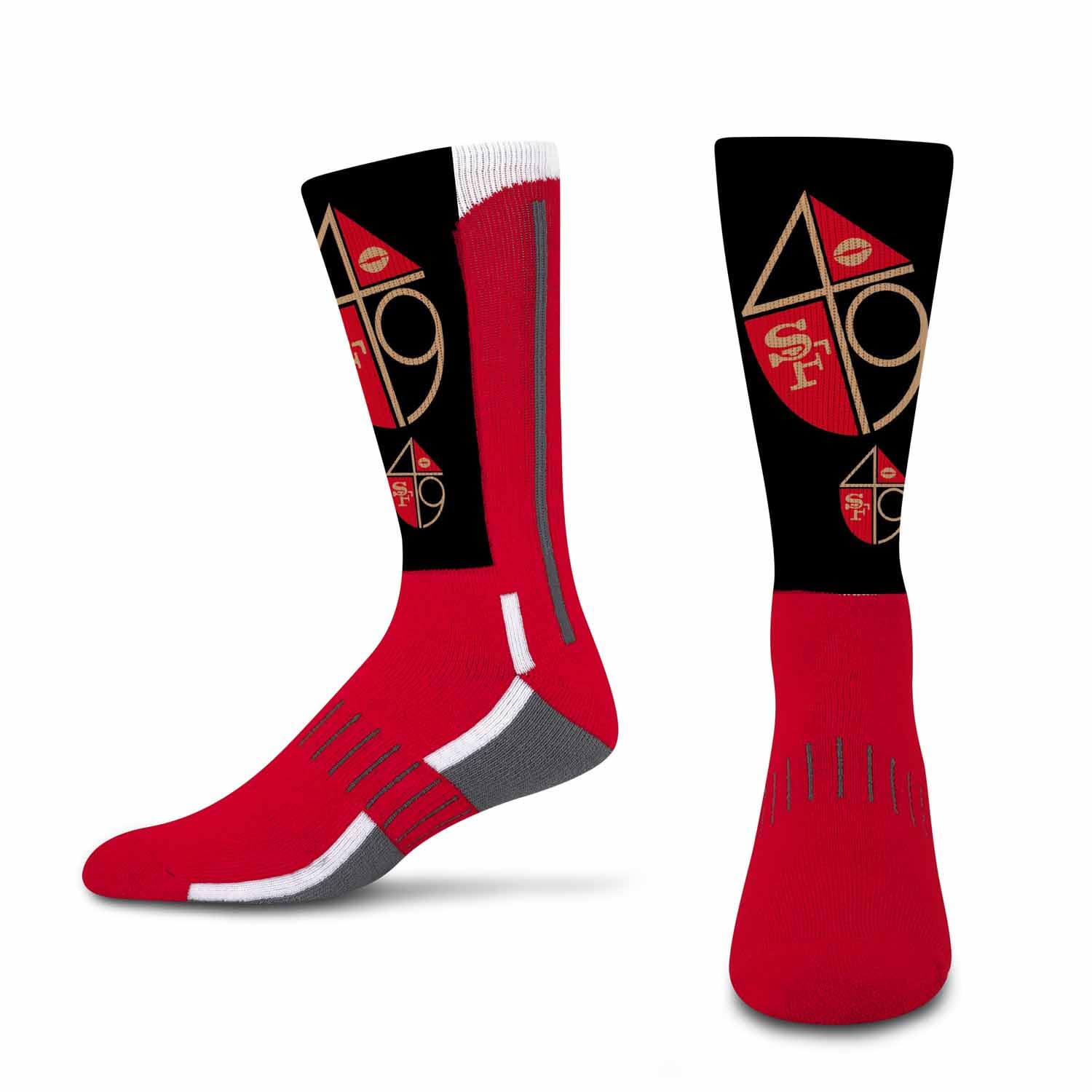 NFL Team Logo Adult Crew Socks for Men - Machine Washable, Warm & Cold Weather Comfort - Perfect for Game Day, Sports Events, and Casual Wear