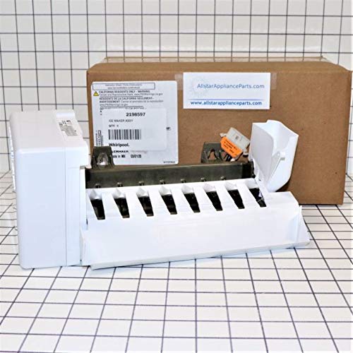 Allstar Appliance Parts 2198597 FSP OEM Refrigerator Ice Maker Replacement Assembly - Compatible with Major Brands, Easy Installation for Home Kitchen Refrigerator Repair