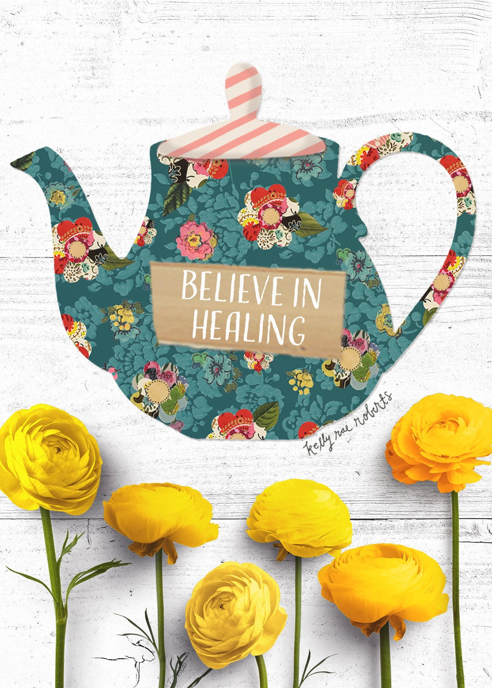 Believe in Healing Vinyl Sticker - Waterproof & Durable Decal for Laptops, Cars, Journals - Inspirational Gift for Self-Care & Wellness Enthusiasts