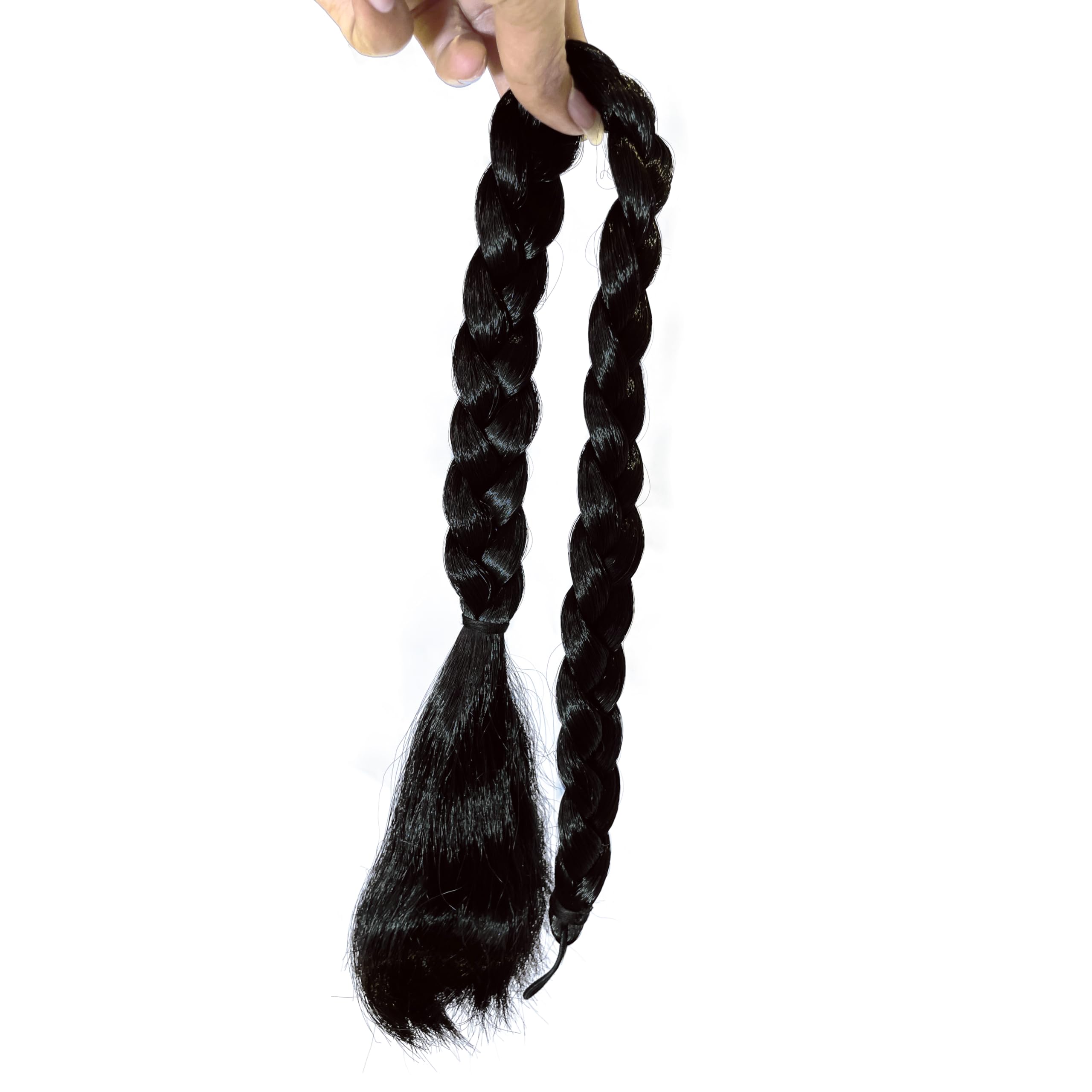 Natural Long Synthetic Wigs for Women with Bangs - AHS Hair Extensions in Brown for Gangawan, Savaram, Cataram & Sadaraa Styles | Perfect for Cosplay, Daily Wear & Special Occasions