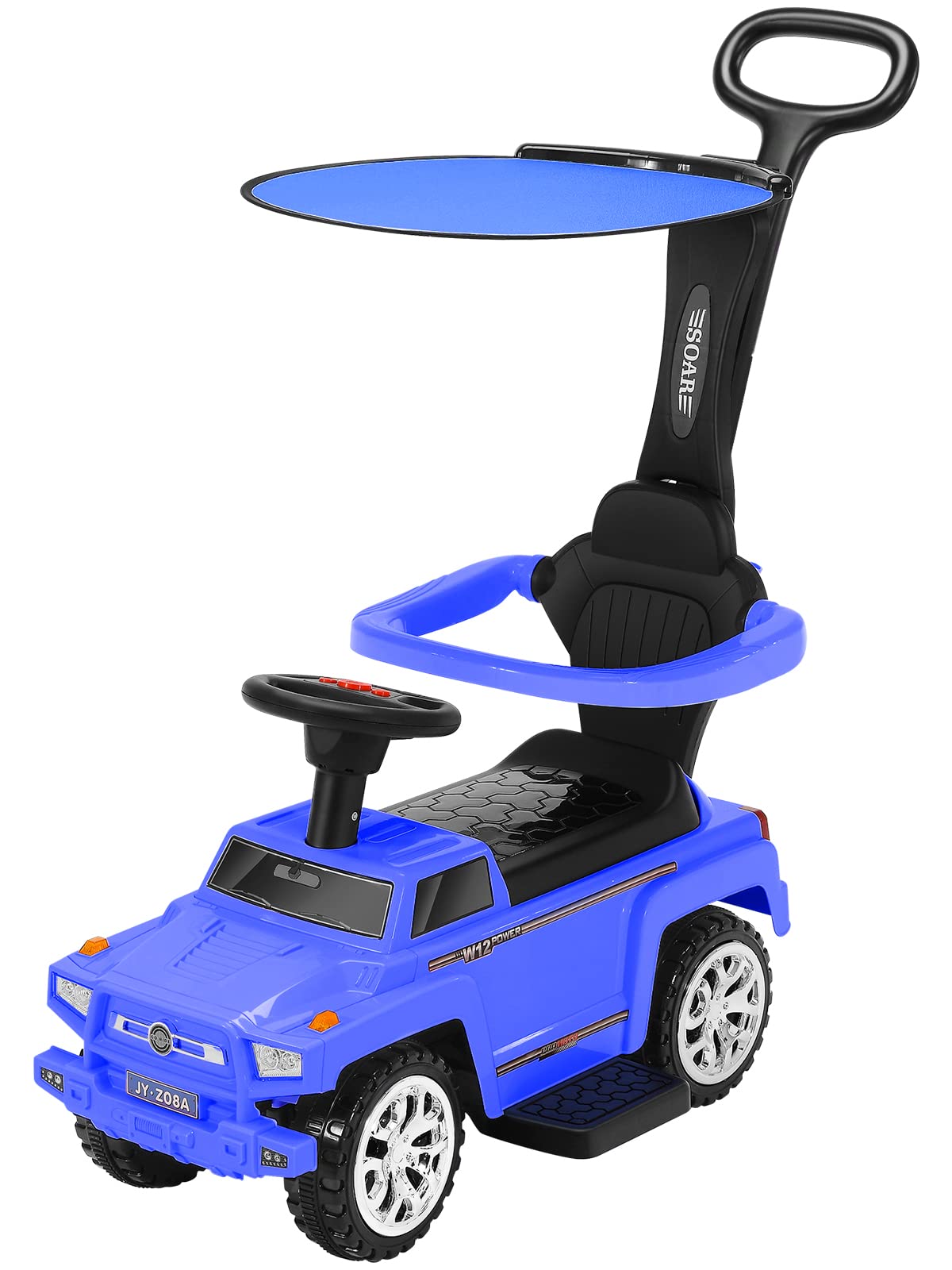 SOAR 3-in-1 Push Car for Toddlers - Convertible Stroller, Sliding Walker & Ride-On Toy with Under Seat Storage (Blue) | Perfect for Indoor Play, Outdoor Walks & Learning to Walk