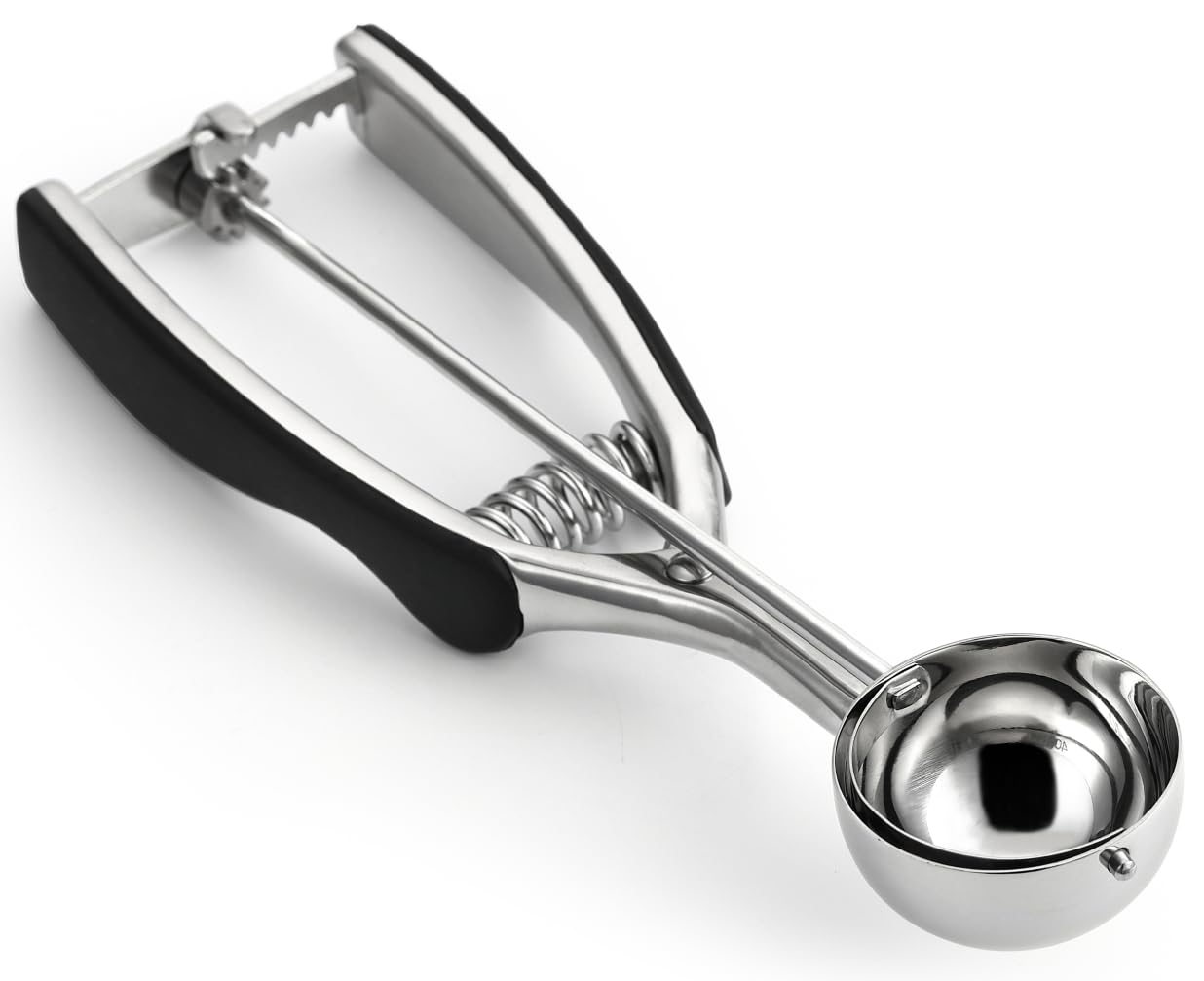 Spring Chef Medium #40 Stainless Steel Cookie Scoop - 1.7 Tbsp Baking Scooper with Trigger Release for Perfect Cookies, Cupcakes & Melon Balls | Dishwasher Safe Kitchen Tool for Home Bakers & Professional Chefs