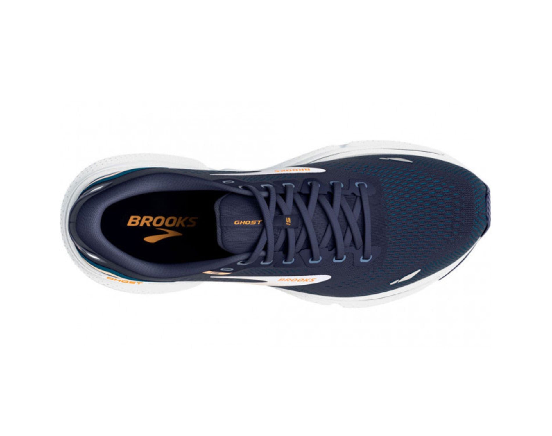 Brooks Ghost 15 Men's Running Shoes - Wide Width for Comfort & Support - Perfect for Road Running, Jogging, and Marathon Training