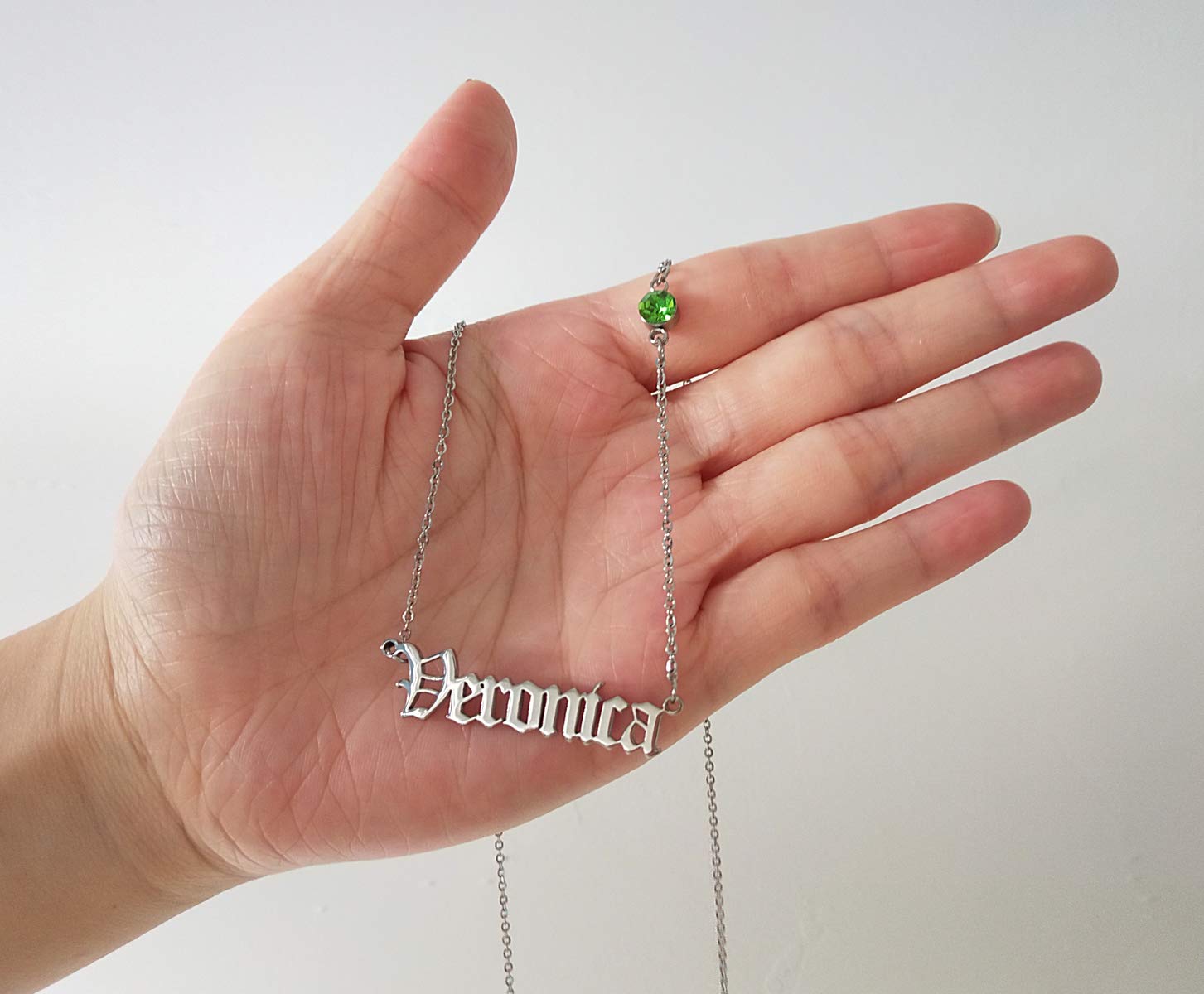 Custom Name Necklace Personalized Jewelry for Women - Engraved Any Name - Perfect Gift for Mom, Wife, Girlfriend - Birthday, Anniversary, Valentine's Day Gift Idea