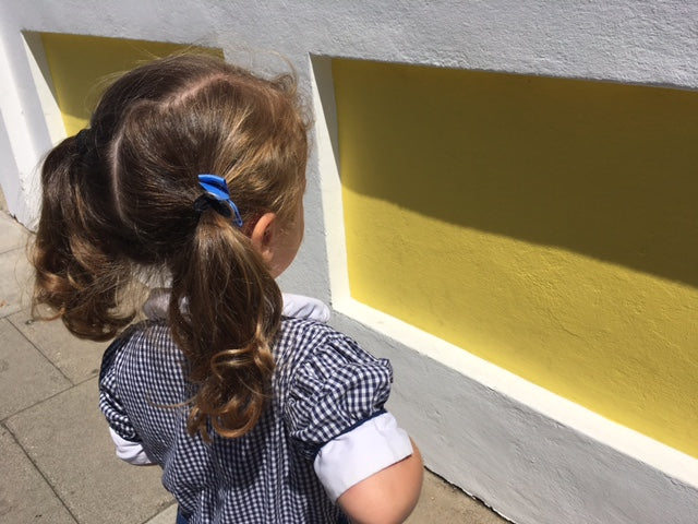 Stretchable Small Bow Hair Elastics - Green, Soft & Comfortable Hair Ties for Women & Girls - Perfect for Ponytails, Braids & Everyday Hairstyles
