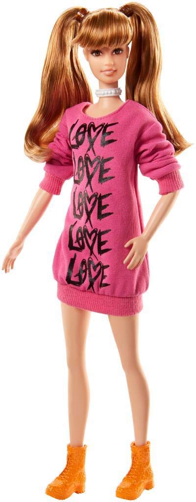 Barbie Fashionistas Doll - Wear Your Heart Outfit for Play & Display