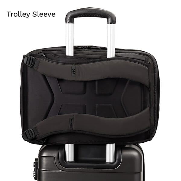 Knack Small Series 2 Expandable Laptop Backpack for 16 Inch Laptops - TSA Approved Carry-On Travel Backpack with 2 Day Outfit Capacity in Midnight Black | Perfect for Business Trips, College Students & Daily Commute