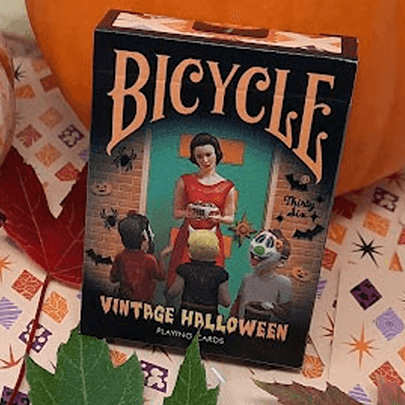 Vintage Halloween Bicycle Playing Cards - Spooky Themed Deck for Magic Tricks, Poker Games & Halloween Party Favors