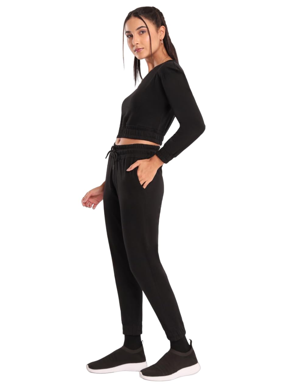 NOBERO Women's Cotton Blend Casual Outfits 2 Piece Set - Comfortable Lounge Wear for Home, Travel & Daily Activities