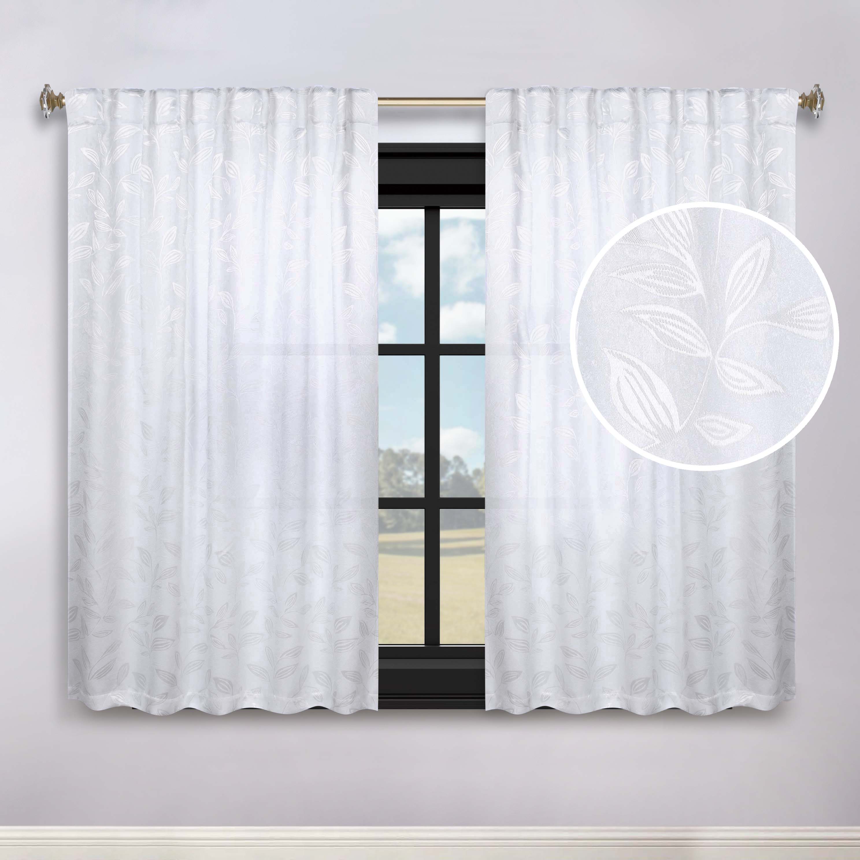 Premium Blackout Curtains for Bedroom - Super Soft Thermal Insulated Room Darkening Drapes with Back Tab Design (Set of 2 Panels) - Perfect for Nursery, Home Theater & Shift Workers