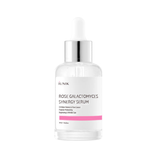 iUNIK Rose Galactomyces Synergy Serum - Brightening & Hydrating Facial Treatment for Glowing Skin | Perfect for Daily Skincare Routine & Nighttime Regimen