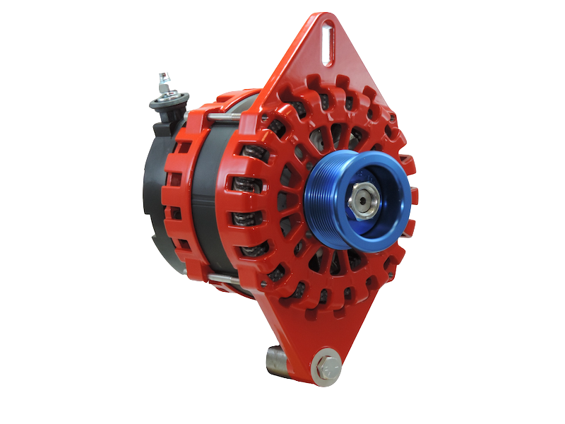 XT SF 250 J10 Alternator - 250A 12V Heavy Duty Spindle Mount Single Foot with J10 Serpentine Pulley - Perfect for Trucks, RVs & Marine Applications