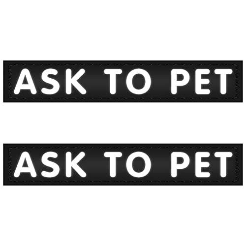 Ask To Pet (2 Pack Black)